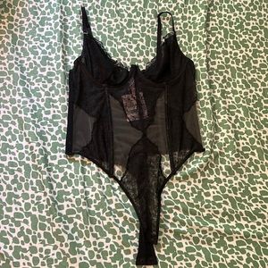 Brand new SavagexFenty Black Lace Teddy
